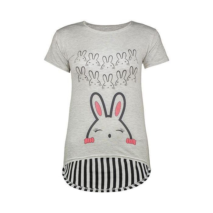 تی شرت زنانه طرح خرگوش کد R121