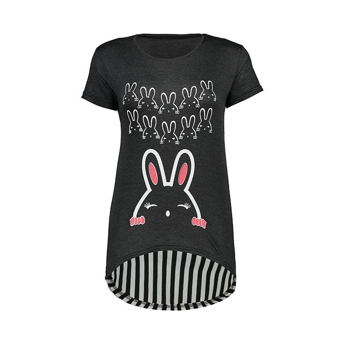 تی شرت زنانه طرح خرگوش کد R120