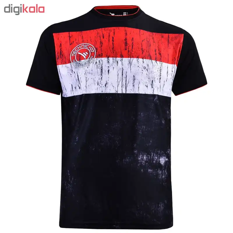 تی شرت مردانه تکنیک پلاس 07 کد TS-139-ME-GHE