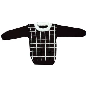 پلیور پسرانه طرح چهارخونه کد CH2080B