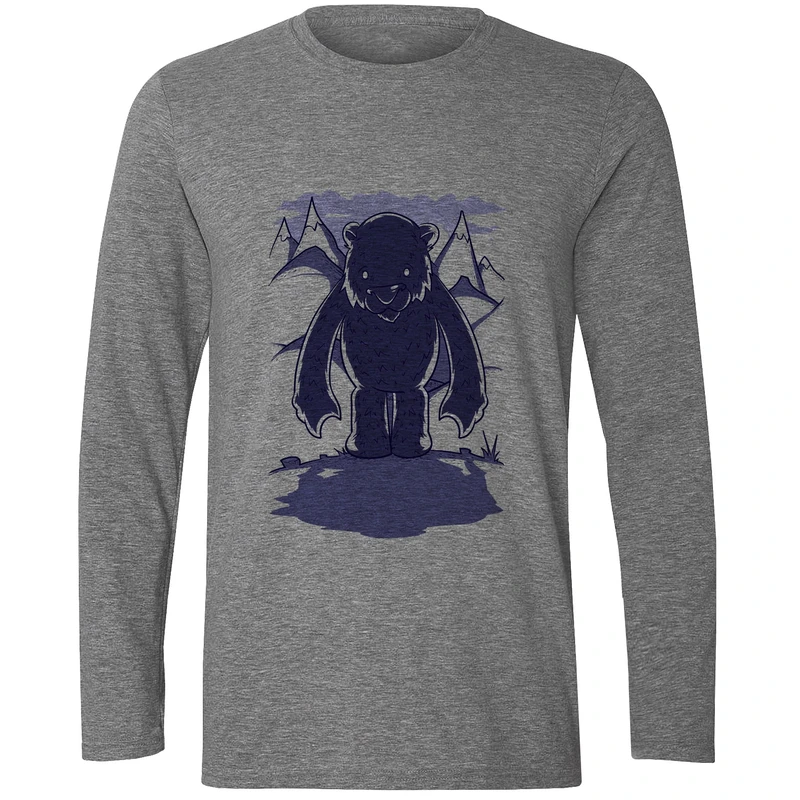 تی شرت آستین بلند مردانه طرح خرس کد S544