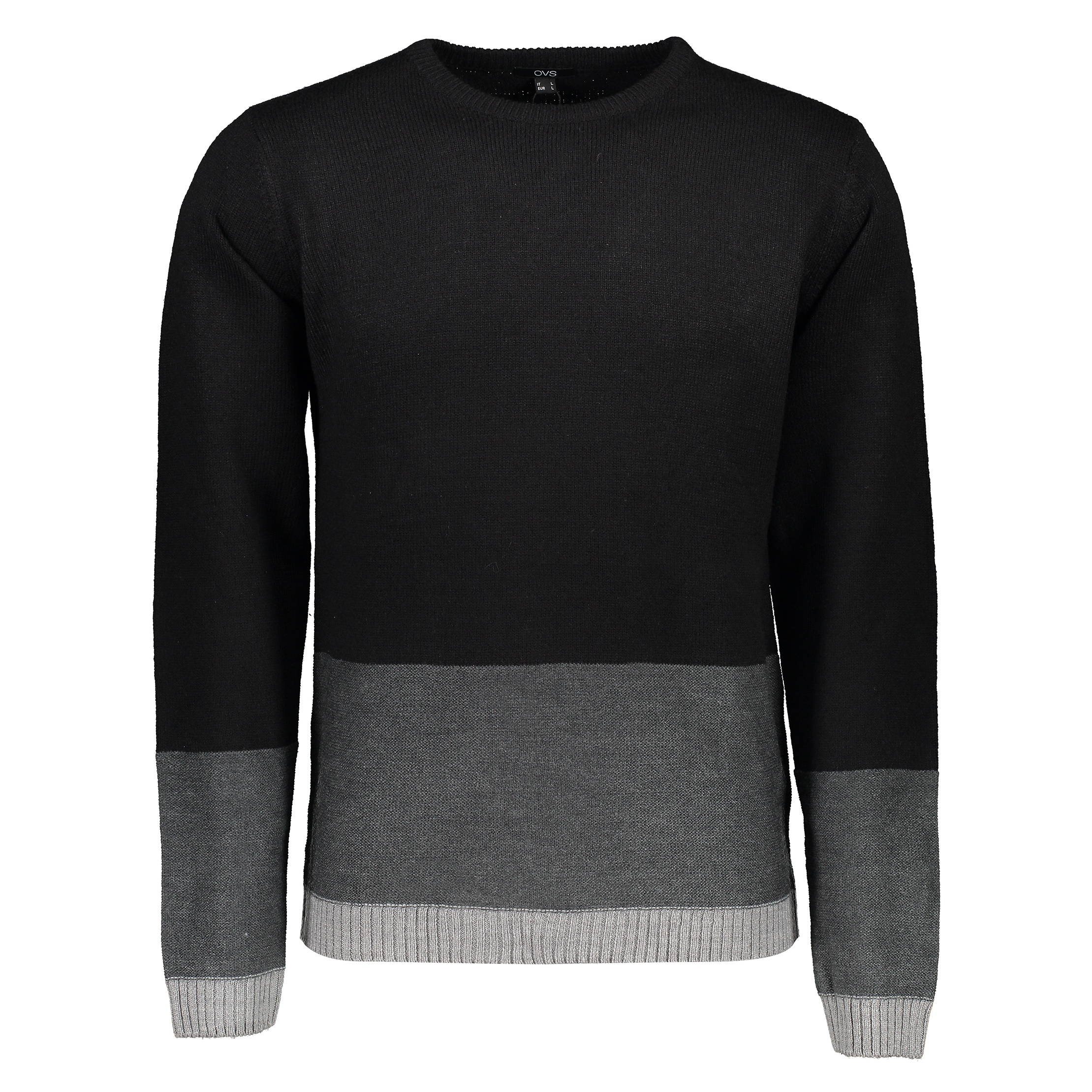 پلیور مردانه او وی اس مدل 002376749-BLACK GREY