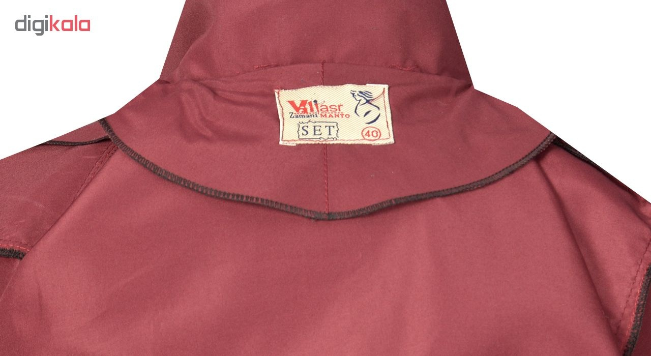 بارانی زنانه مانتو ولیعصر مدل سارین کد 49113