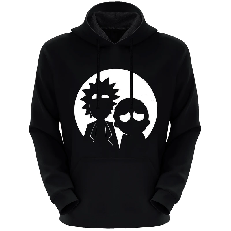 عکس شماره 2 : هودی مردانه طرح rik and morty کد s14