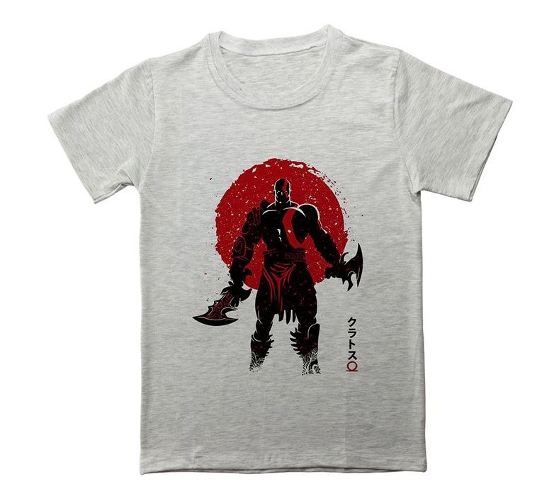 تی شرت مردانه طرح god of war کد EML586