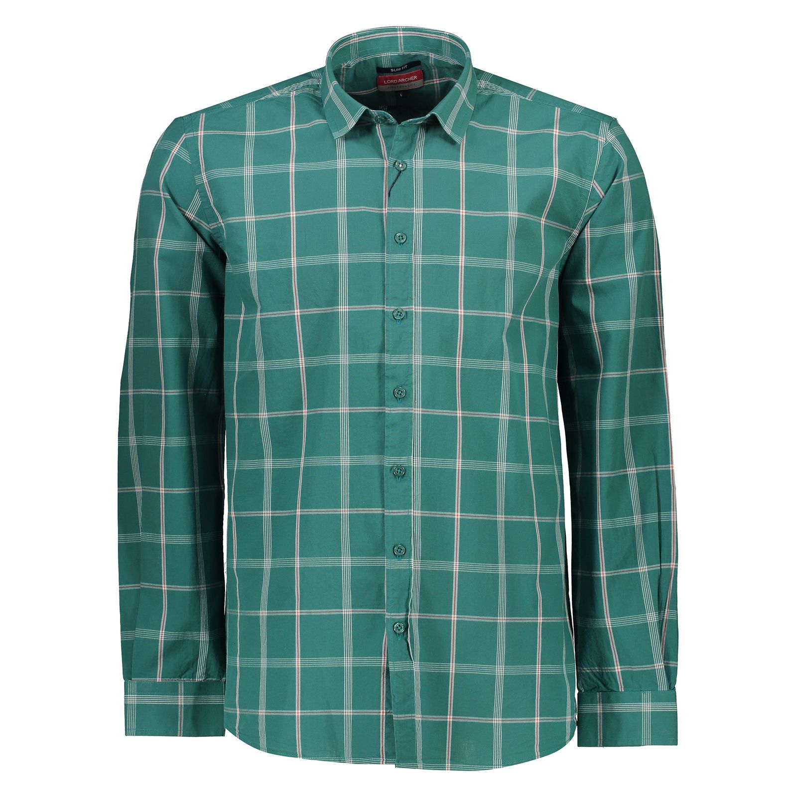 پیراهن مردانه لرد آرچر مدل 20011434501 - سبز سفید - 1