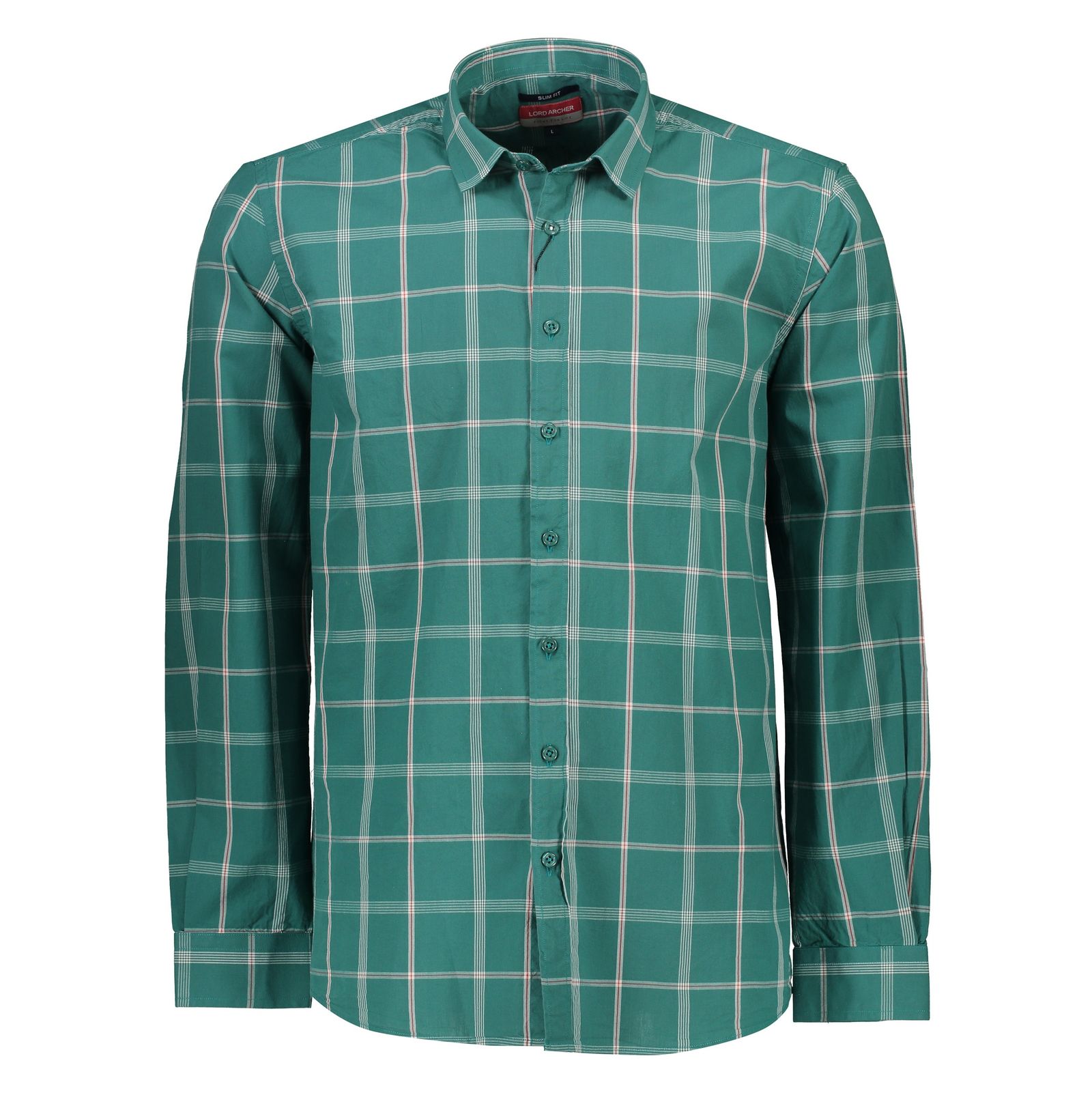 پیراهن مردانه لرد آرچر مدل 20011434501 - سبز سفید - 2
