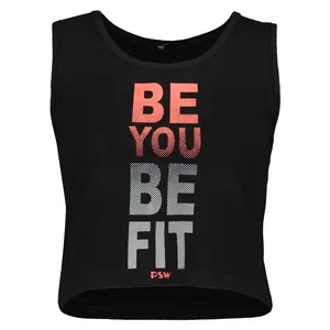 تاپ ورزشی زنانه طرح BE you مدل 102- B