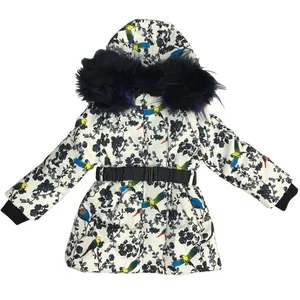 کاپشن دخترانه کد 1049 مدل طوطی