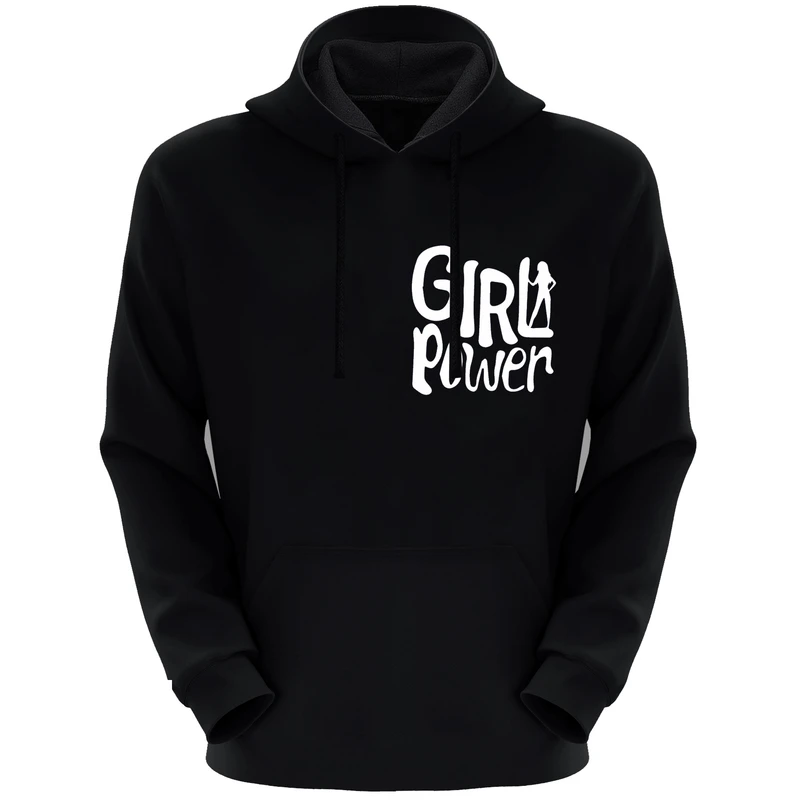 هودی زنانه طرح girl power کد F87