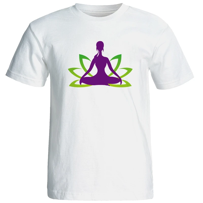 تیشرت آستین کوتاه مردانه طرح یوگا کد 9609