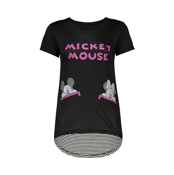 تیشرت زنانه طرح mickey mouse کد s110