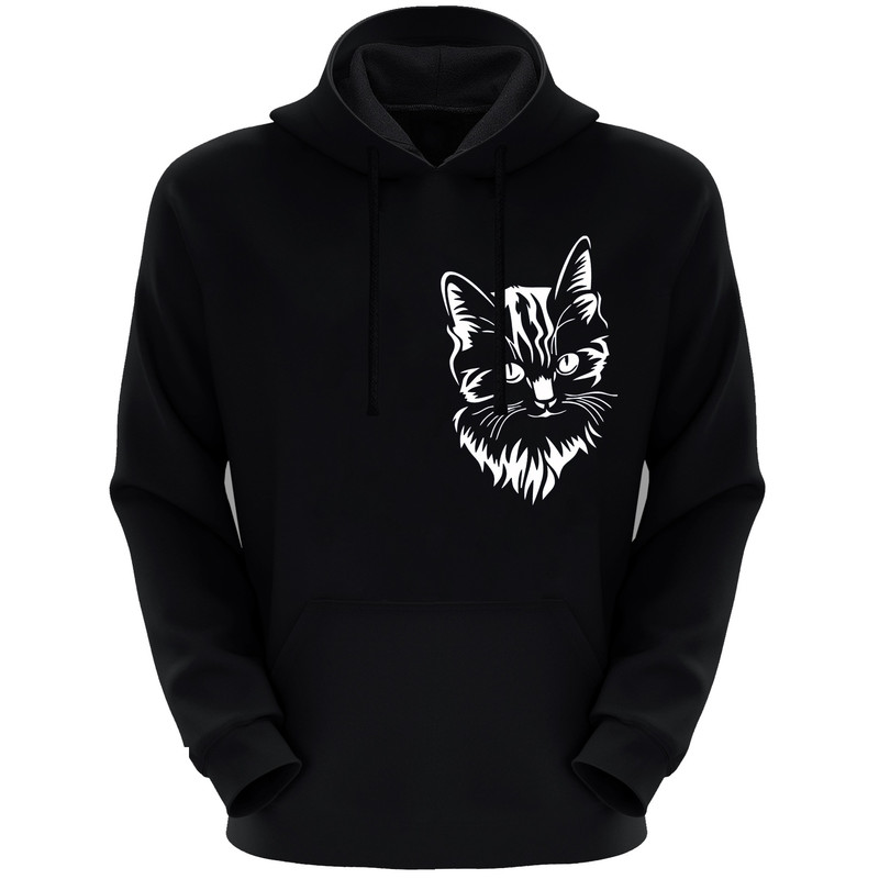 هودی زنانه طرح گربه کد F49