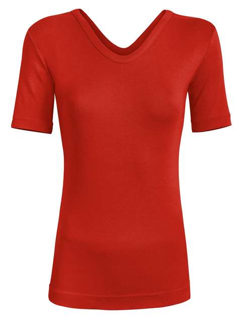 تی شرت زنانه ساروک مدل TZYVFPB03 رنگ قرمز