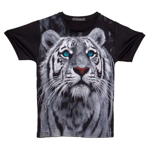 تی شرت پسرانه طرح ببر کد 09