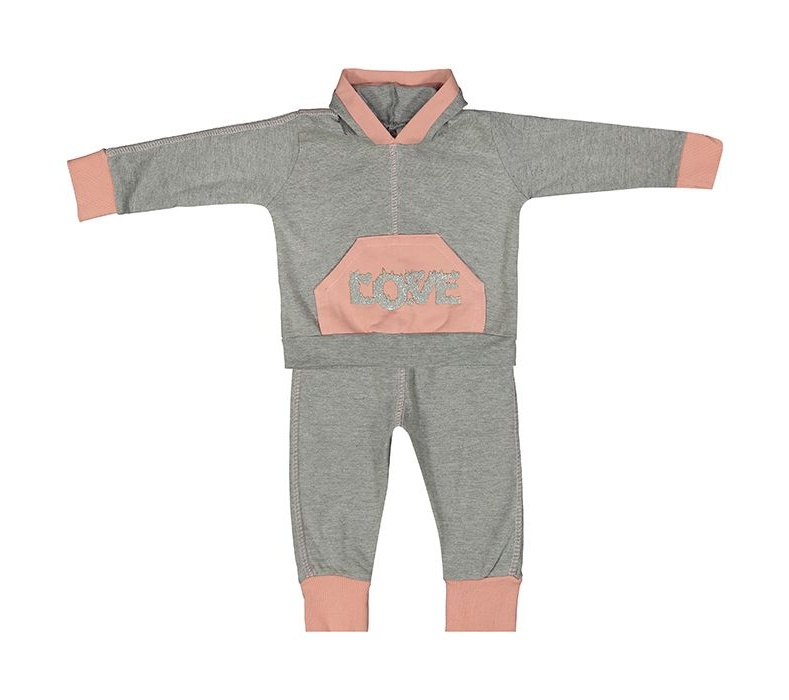 infant hoodie and legging 2 pcs outfit clothing set, code A6