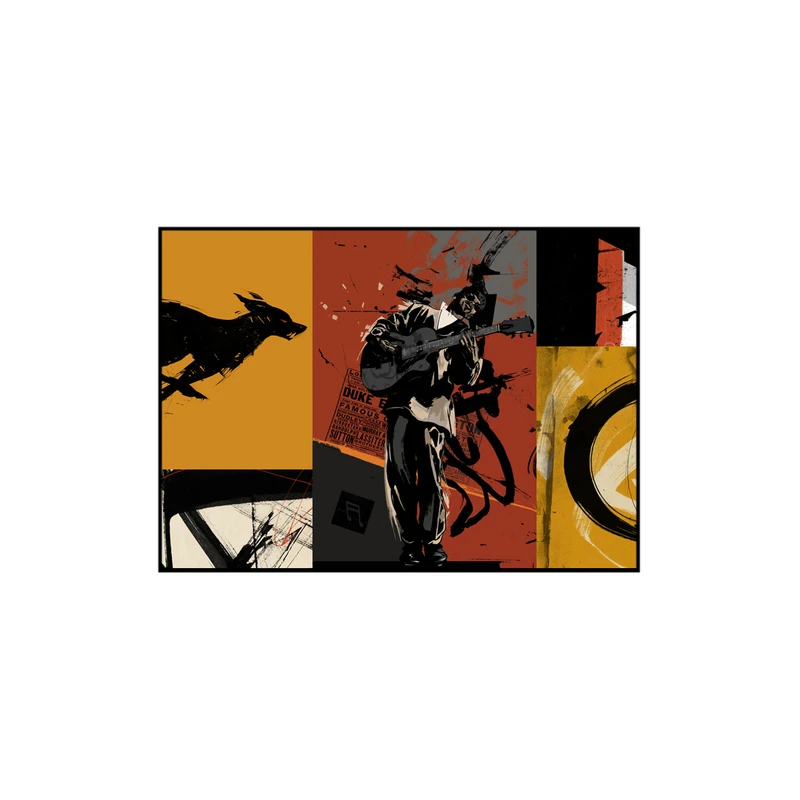  استیکر تیداکس گروپ طرح گیتار مدل TII347