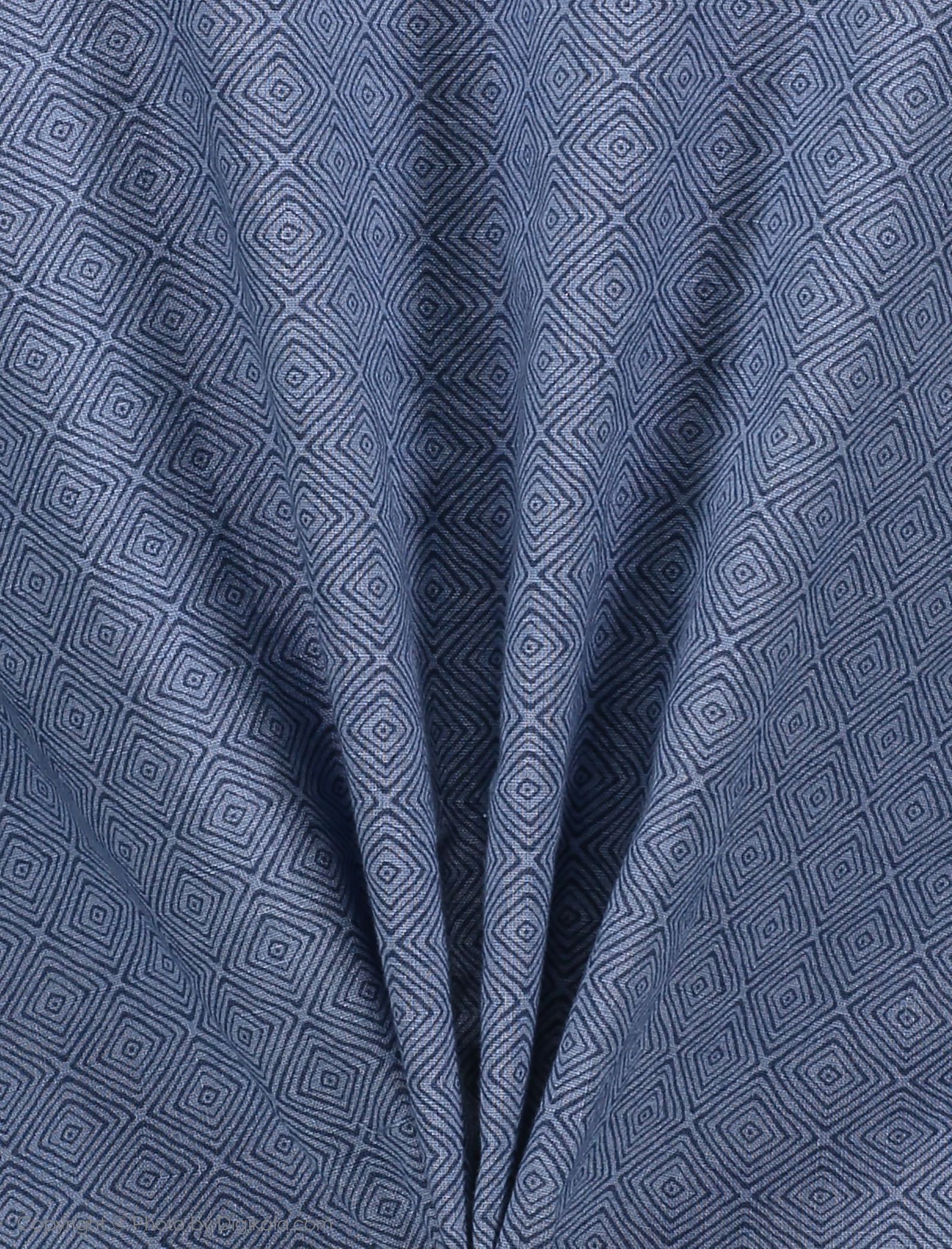 پیراهن مردانه کورتفیل مدل 2217120-19 - آبی - 5