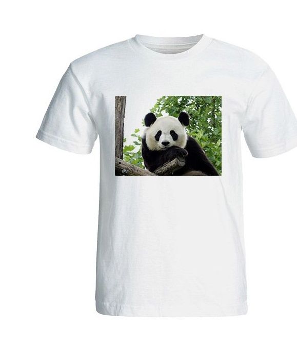تی شرت آستین کوتاه زنانه طرح پاندا کد 35024