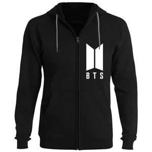 سویشرت زنانه طرح BTS کد F26 رنگ مشکی