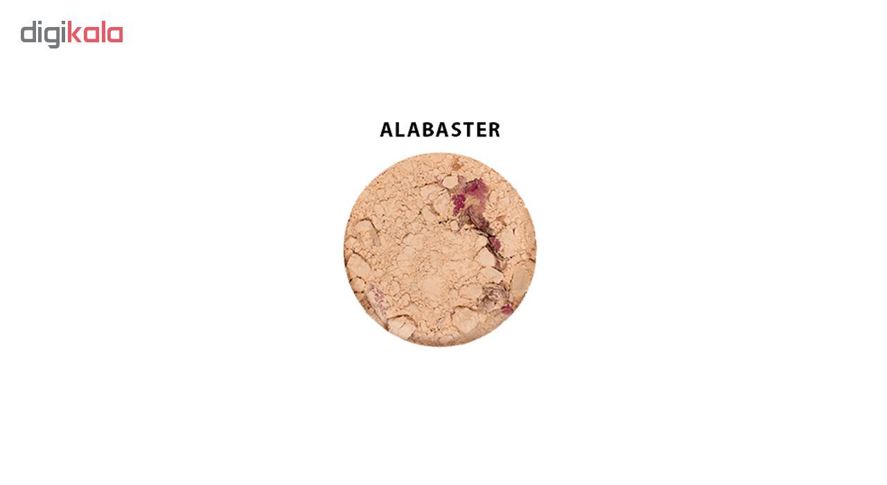 پودر تثبیت کننده آرایش زویی ارگانیک مدل Flora Alabaster main 1 2
