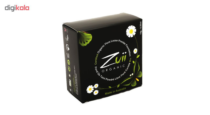 پودر تثبیت کننده آرایش زویی ارگانیک مدل Flora Bamboo