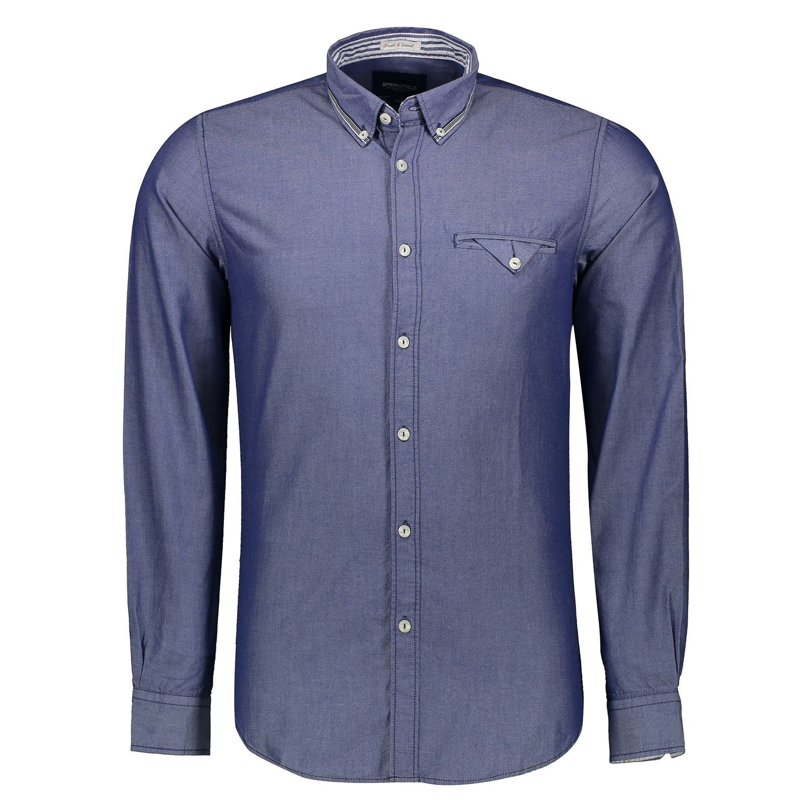 پیراهن مردانه اسپرینگ فیلد مدل 0275549-12 - آبی - 1
