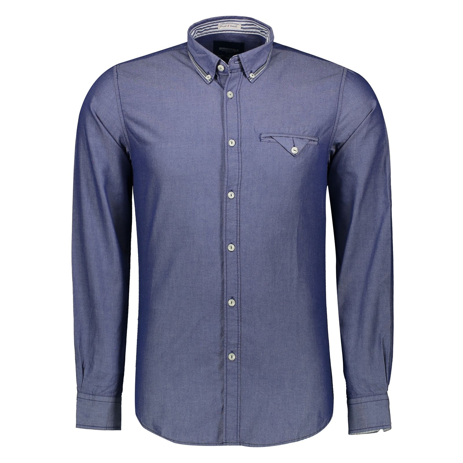 پیراهن مردانه اسپرینگ فیلد مدل 0275549-12 - آبی - 2