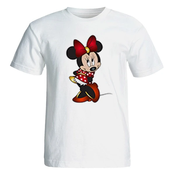 تی شرت آستین کوتاه زنانه طرح میکی موس کد 26038