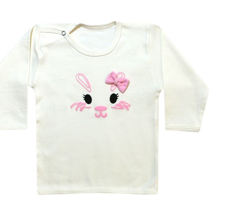 ست 3 تکه لباس نوزاد طرح خرگوش کد FBF-01