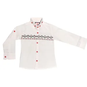 پیراهن پسرانه کد Sh-103 رنگ سفید