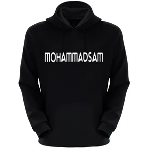 هودی مردانه طرح محمدسام کد k91 رنگ مشکی