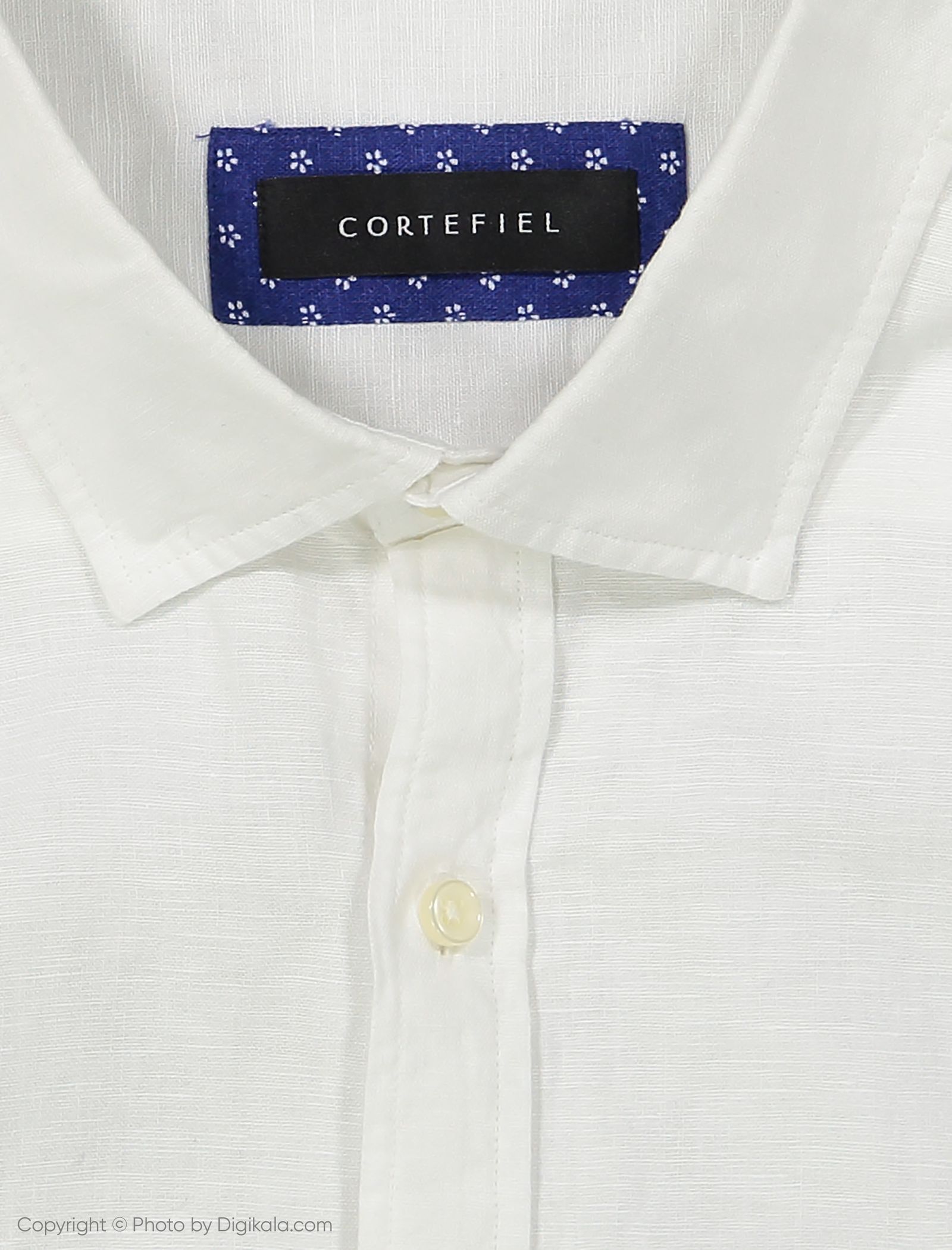 پیراهن مردانه کورتفیل مدل 2219085-99 - سفید - 4