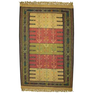 گلیم دستبافت دو متری کد 980770