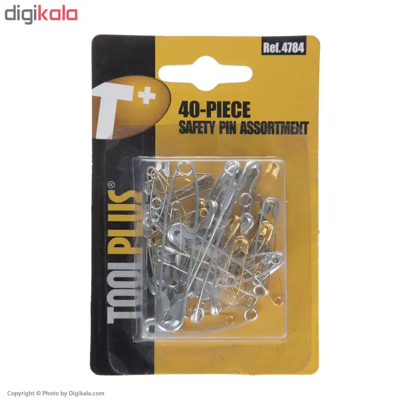 سنجاق قفلی تول پلاس مدل Ref.4784 مجموعه 40 عددی
