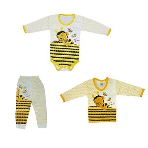 نقد و بررسی ست 3 تکه لباس نوزادی طرح زنبور توسط خریداران
