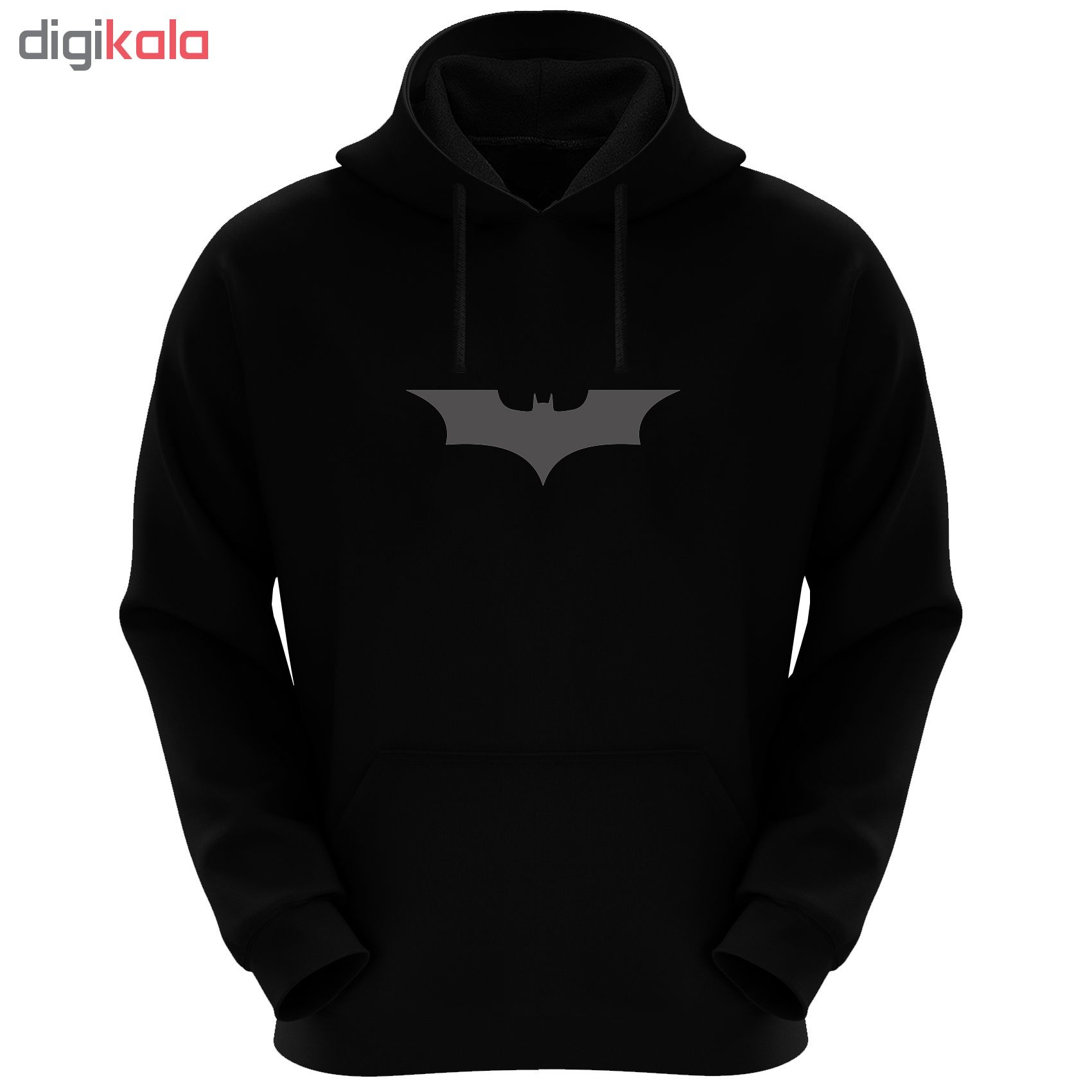 هودی مردانه مدل Batman Rf 02 رنگ مشکی