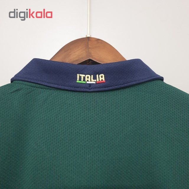تی شرت ورزشی مردانه طرح تیم ملی ایتالیا مدل 2020 کد PT رنگ سبز