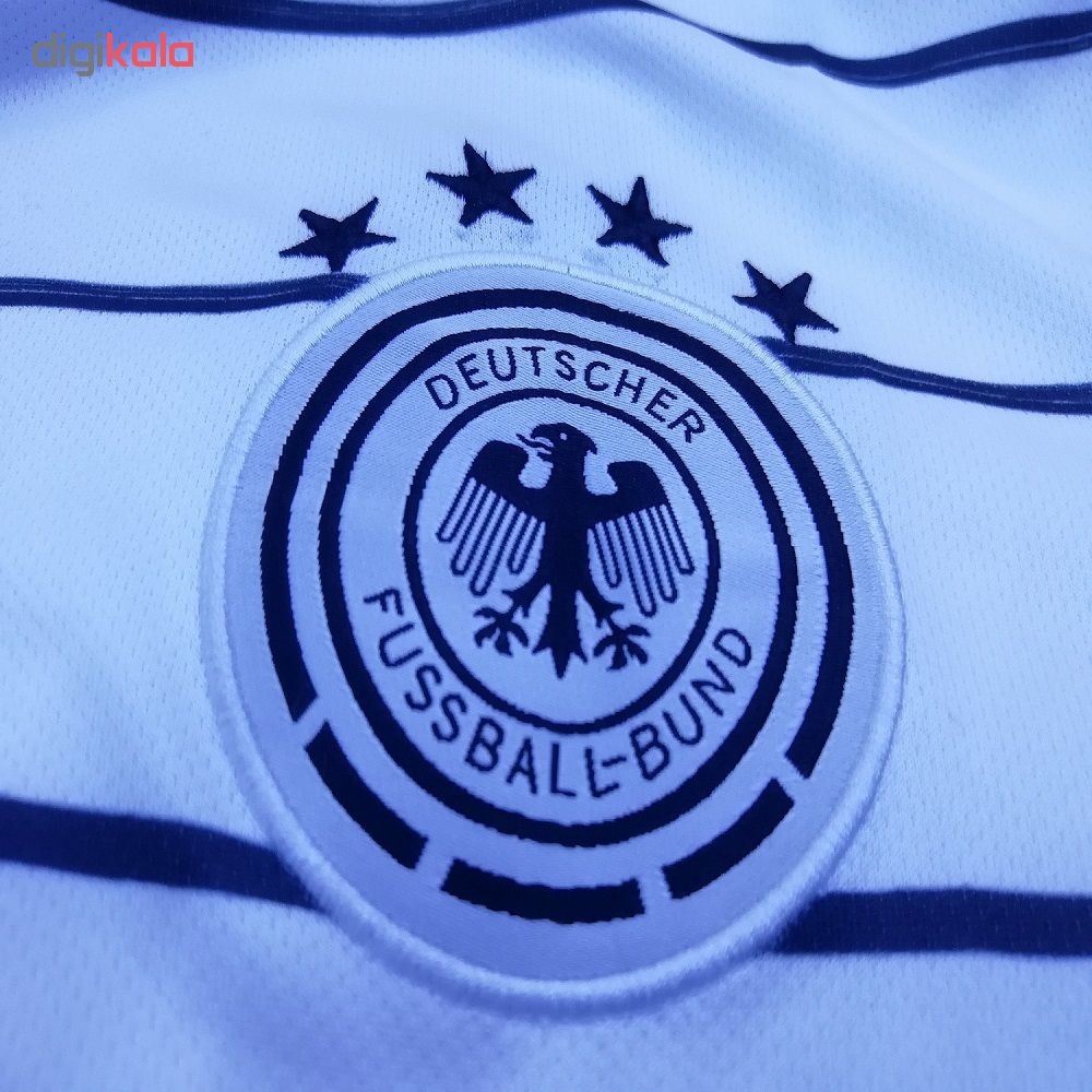تی شرت ورزشی مردانه طرح تیم ملی آلمان مدل یورو 2020 کد pt رنگ سفید