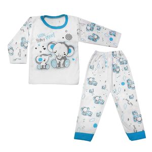 نقد و بررسی ست تی شرت و شلوار نوزادی طرح فیل کد BL0 توسط خریداران