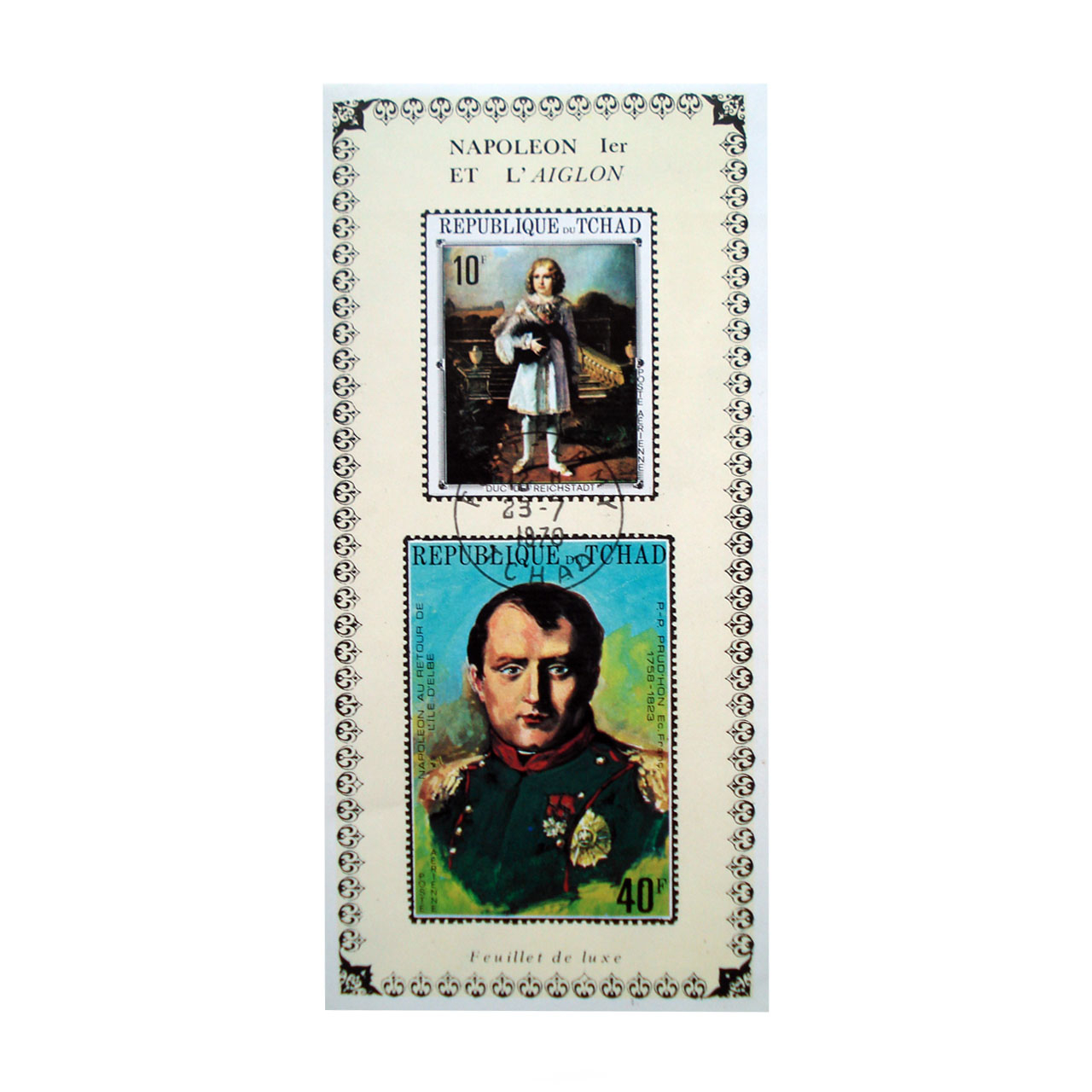 تمبر یادگاری طرح مشاهیر مدل NAPOLEON کد 12 مجموعه 2 عددی