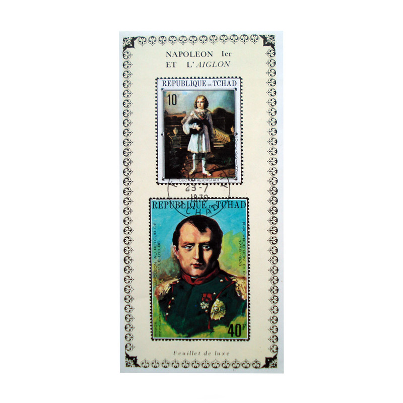 تمبر یادگاری طرح مشاهیر مدل NAPOLEON کد 12 مجموعه 2 عددی