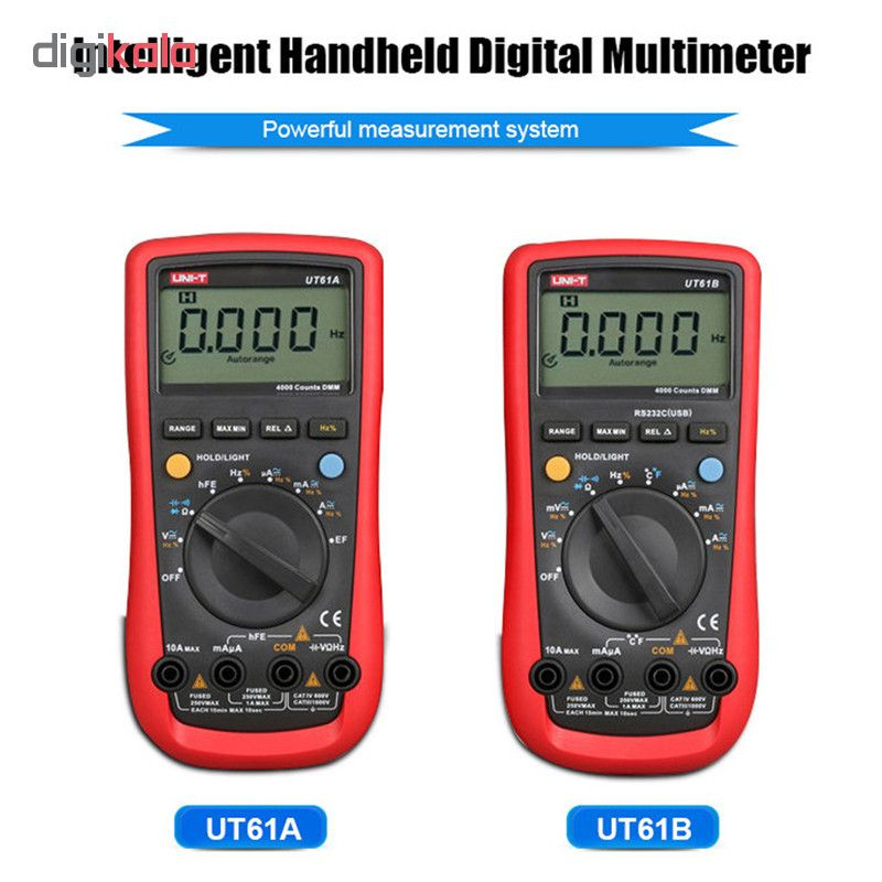 مولتی متر دیجیتال یونی-تی مدل UT61A