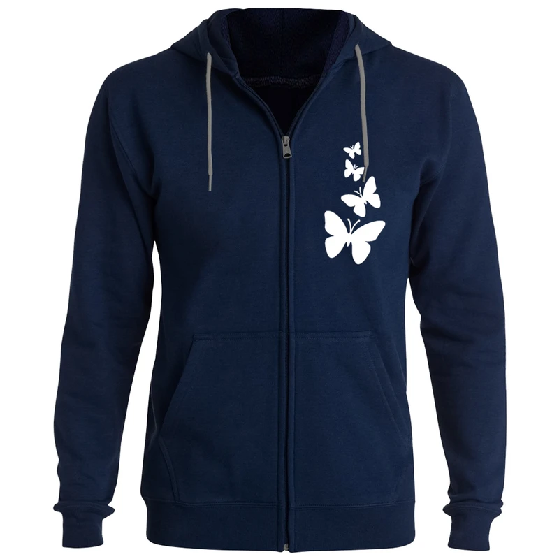 عکس شماره 2 : سویشرت زنانه طرح پروانه کد f56