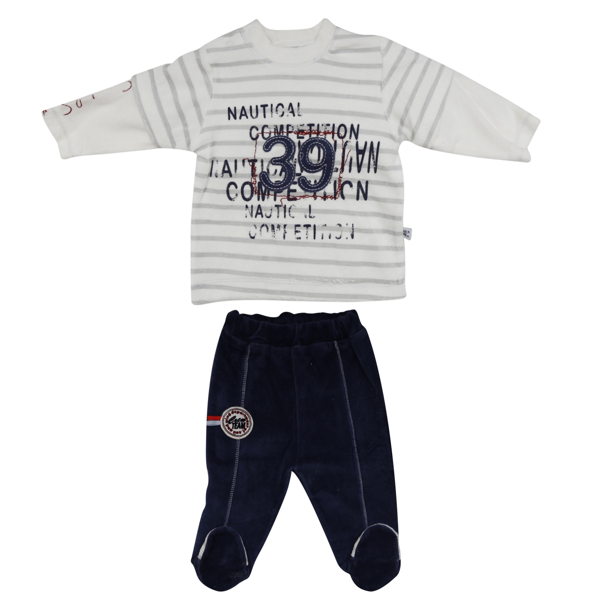 ست تی شرت و شلوار نوزادی کد F-3008