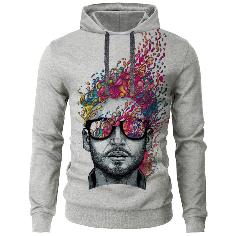 هودی مردانه طرح Colorful Man
