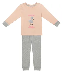 ست تی شرت و شلوار دخترانه ناربن مدل 1521162-21