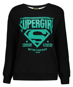 سویشرت زنانه آفر طرح SuperGirl