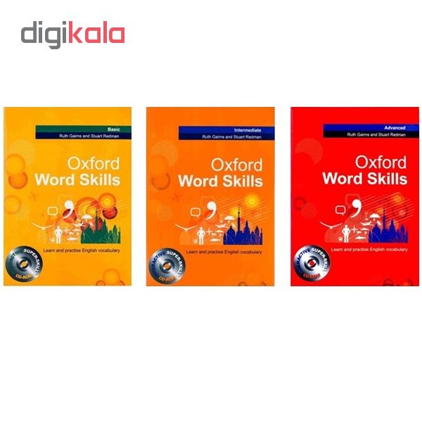 کتاب Oxford word skills اثر Ruth Gairns and Stuart Redman  انتشارات آکسفورد 3 جلدی