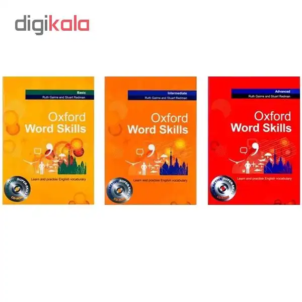 کتاب Oxford word skills اثر Ruth Gairns and Stuart Redman انتشارات آکسفورد 3 جلدی